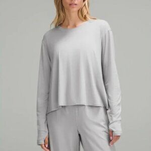 NWT Lululemon Modal Relaxed-Fit Lounge Long-Sleeve Shirt | Size 4